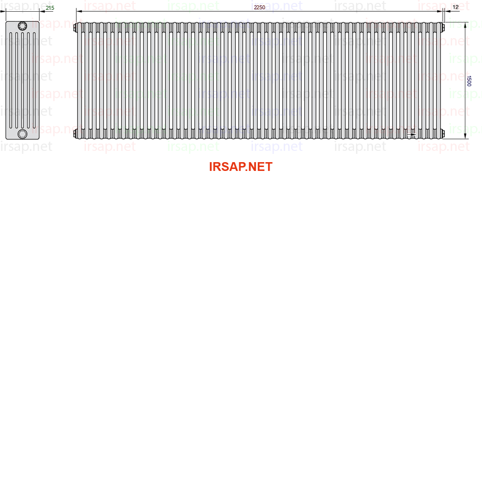 Радиатор IRSAP Tesi 61500/50 T14 CL 01
